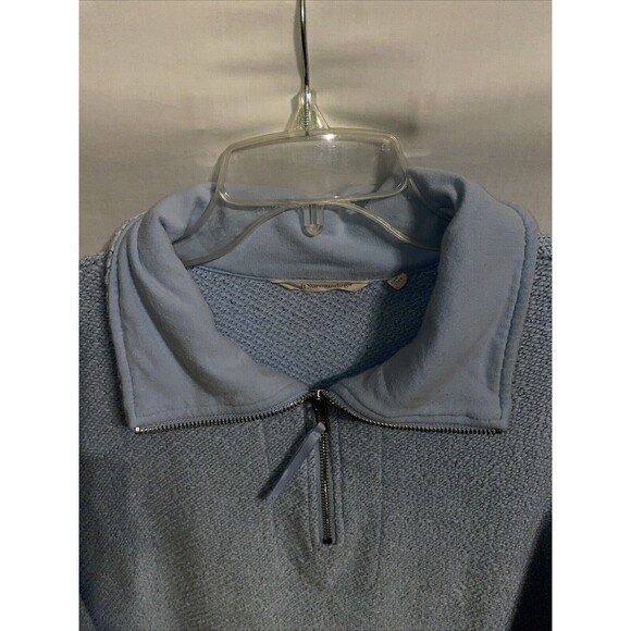 Soft Surroundings Women’s Pullover Light Jacket Size Small Baby Blue Going Out - Picture 3 of 12